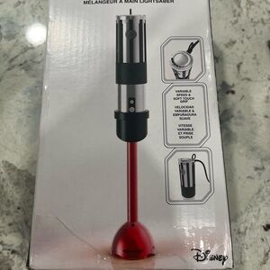 BRAND NEW Star Wars Darth Vader Red Lightsaber Hand/Stick Blender